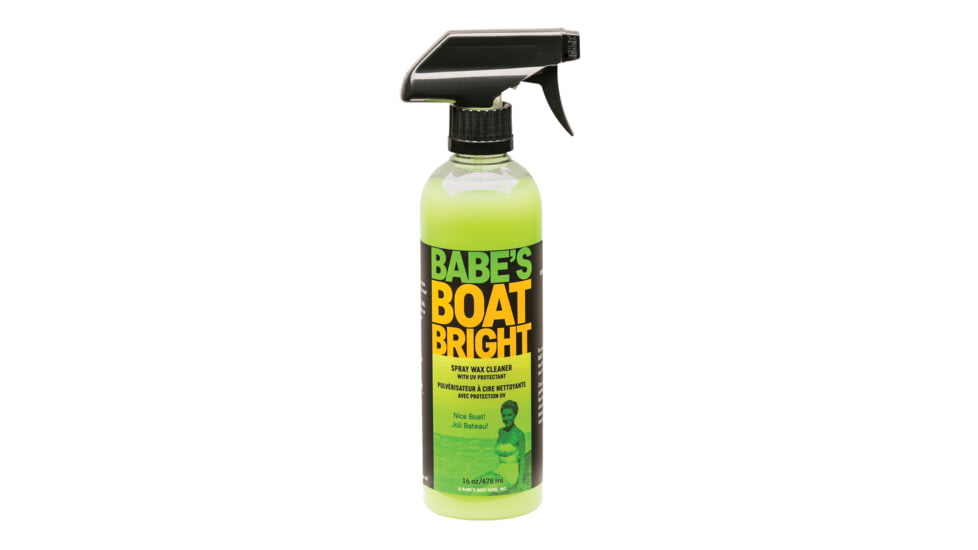 BABES Boat Care Products Boat Bright Spray Wax, 16oz, BB7016