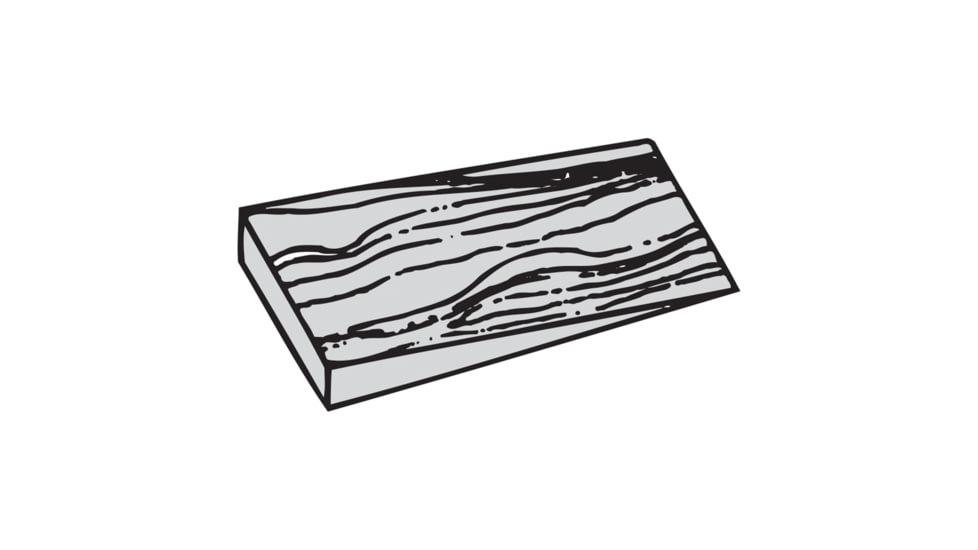 Backes Wood Products Wedge Blocks, 1in x 4in x 9in 30 Per Bundle, 4X9X1