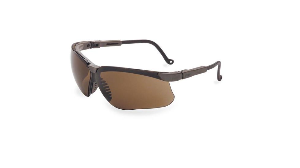 Bacou-Dalloz Uvex Genesis Protective Eyewear, Bacou-Dalloz S3221 Earth Frame, Pack