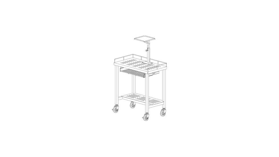 Bandy Workstation S/S 32X18X34 Ep TBL01049-E