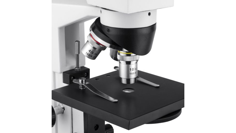 Barska 40x, 100x, 400x Monocular Compound Microscope, White, Medium AY13072