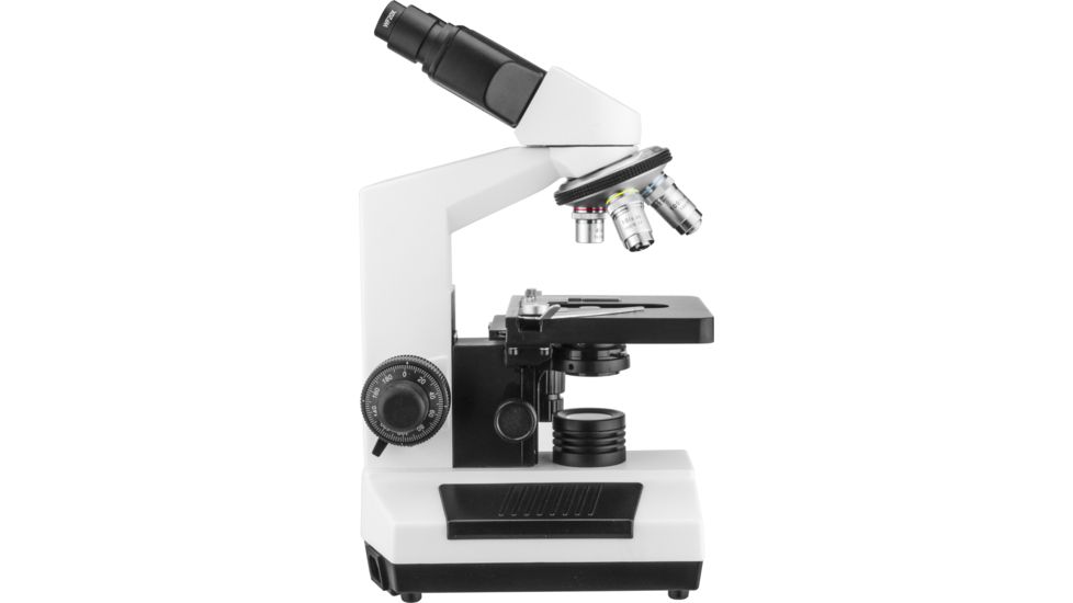 Barska 40x - 2000x Binocular Compound Microscope, White, Medium AY13074