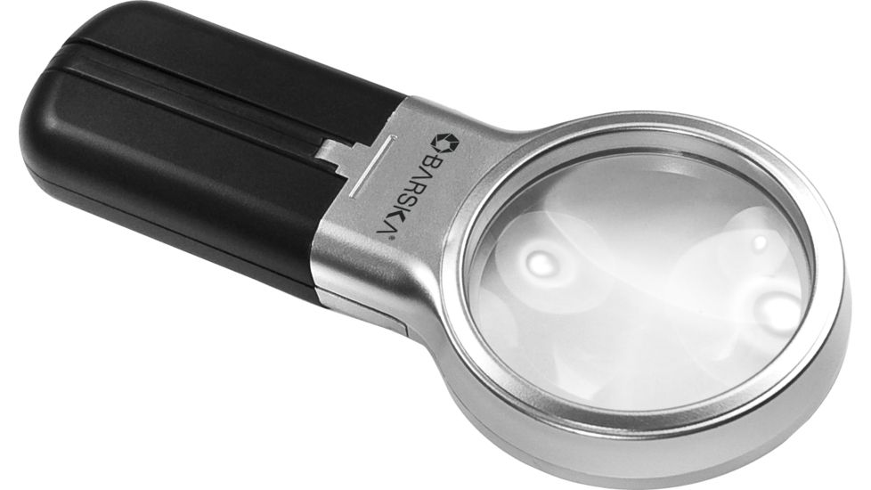 Barska 65mm 3x Magnifier Handheld w/ Table Stand and Light BB11615