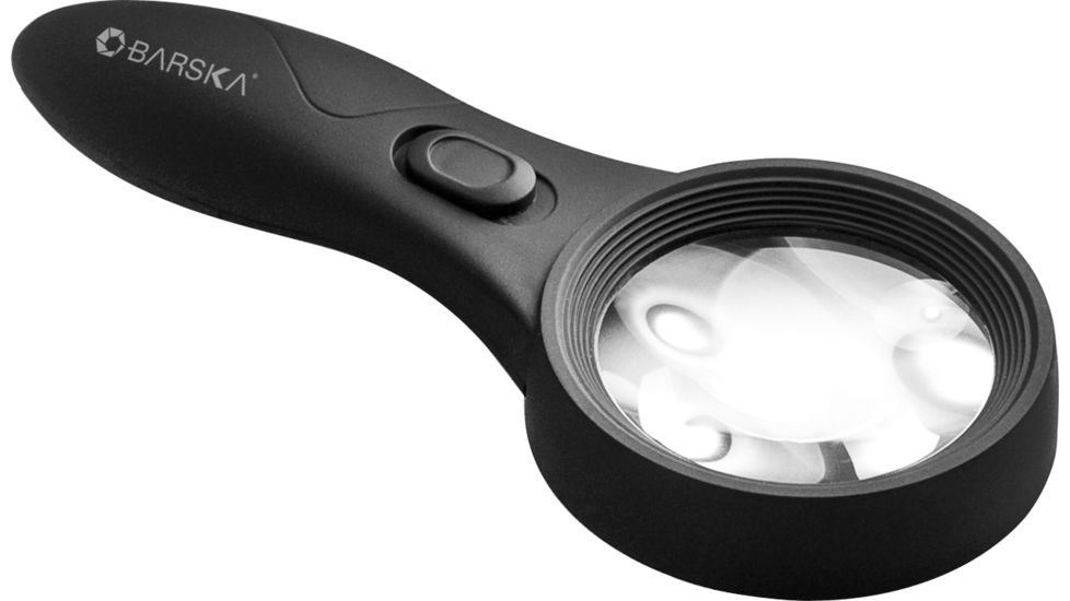 Barska 65mm 4x Handheld Magnifier w/ LED &amp; UV Lights BB11613