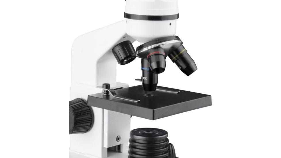 Barska Student Monocular Compound 40-640x Microscope, White AY13286