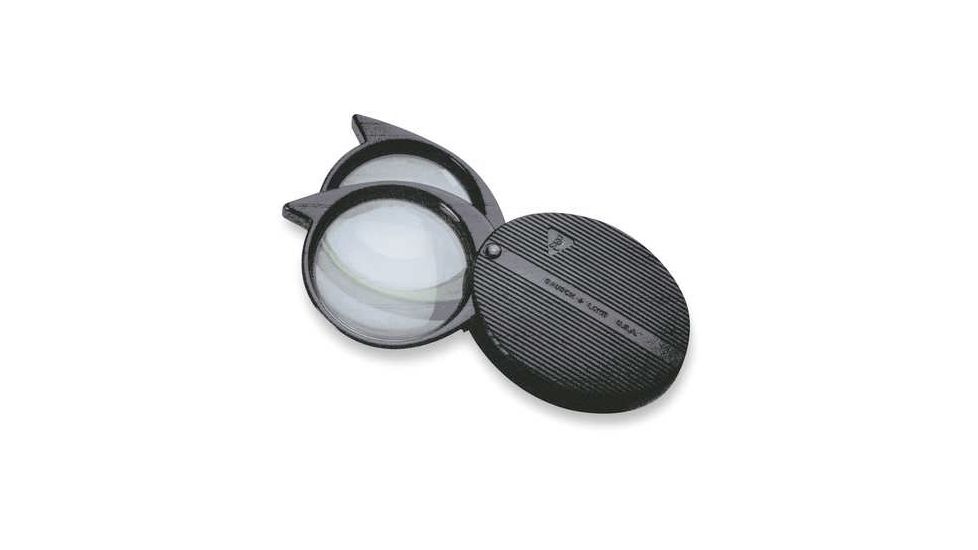 Bausch &amp; Lomb Folding Pocket Two-Lens Magnifier Loupe 4x-9x FOLD2L