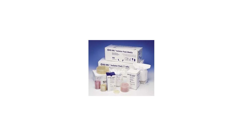 BD BBL Brand Isolator Pack Plated Media, BD Diagnostic Systems 292227 Rodac Plates D/E Neutralizing Agar With Penicillinase