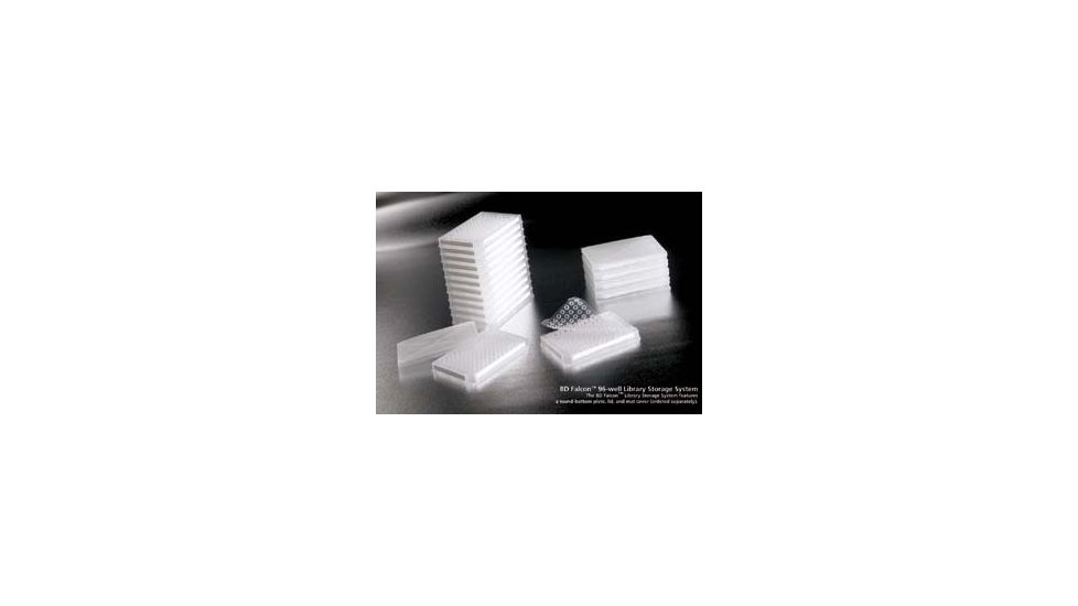 BD Falcon 96-Well Library Storage Plates, Polypropylene, BD Biosciences 351190