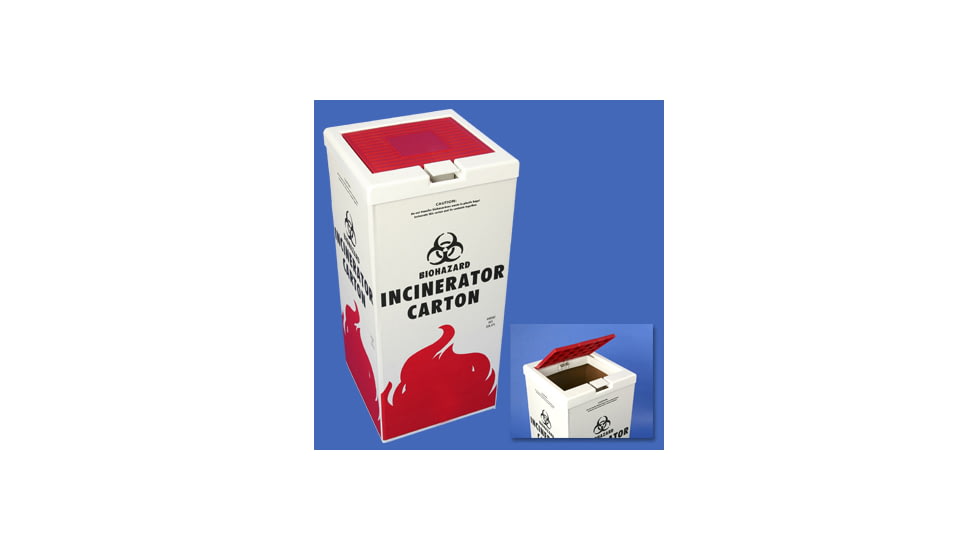 Bel-Art Bag HOLDER/CARTON Cvr WHT/RED F132040000, Each