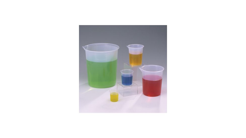 Bel-Art Beaker 600ML Pp Grad PK4 F262150000, Pack of 4