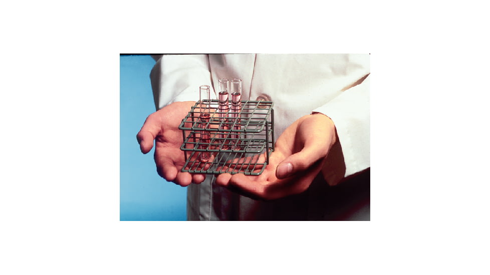 Bel-Art Rack Test Tube 1/2rk Grn 10x13 187881300, Unit CS