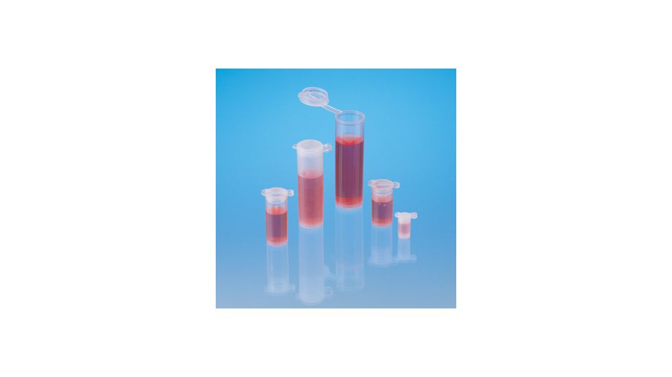 Bel-Art Vial W/SNAP Cp Pe 8.45ML 12/PK F175740000, Pack of 12