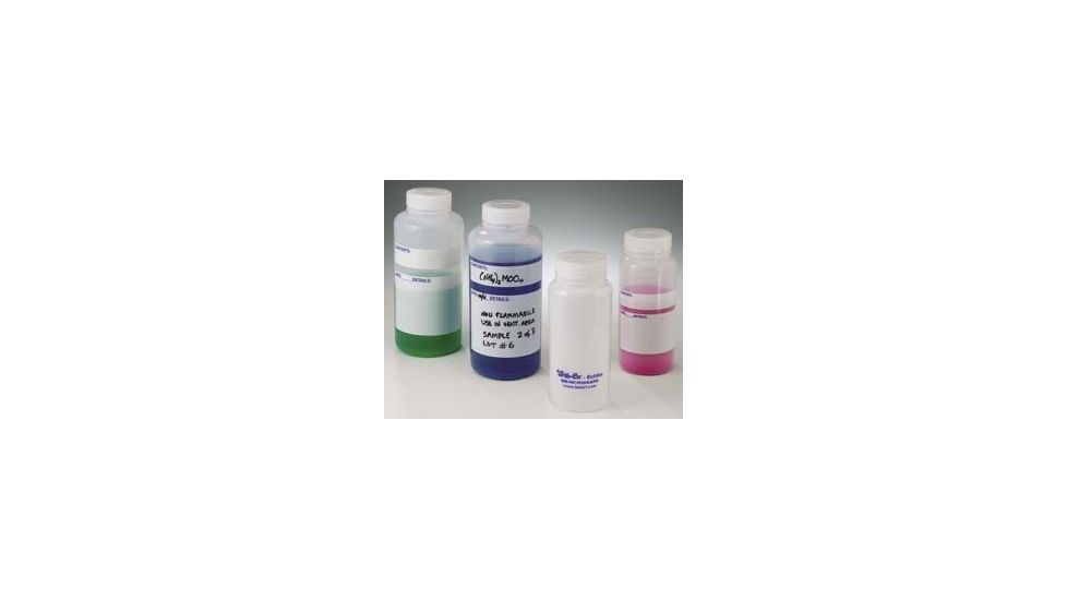 Bel-Art Write-On Bottle, High-Density Polyethylene, Wide Mouth, SCIENCEWARE 106621000 Bottle Wm Hdpe 1000ML EA=BG6