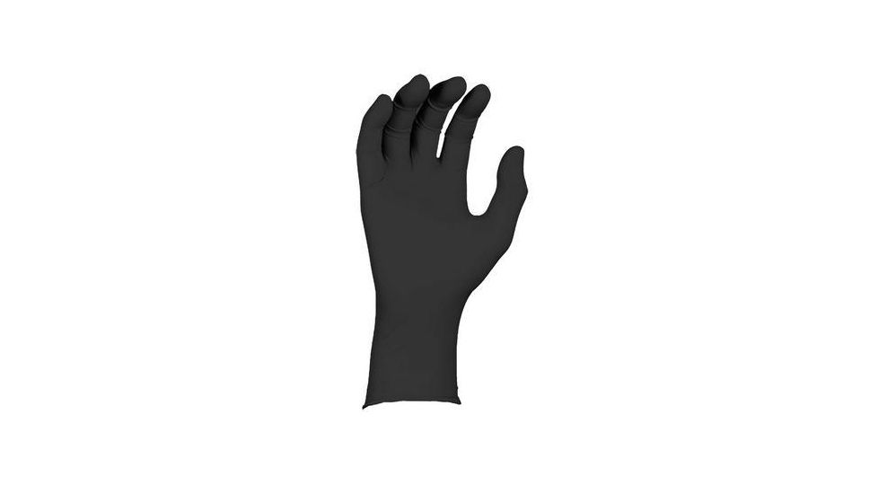 Best Manufacturing Glove 6MIL Blck Nitrile S PK50 9700PF-S, Package