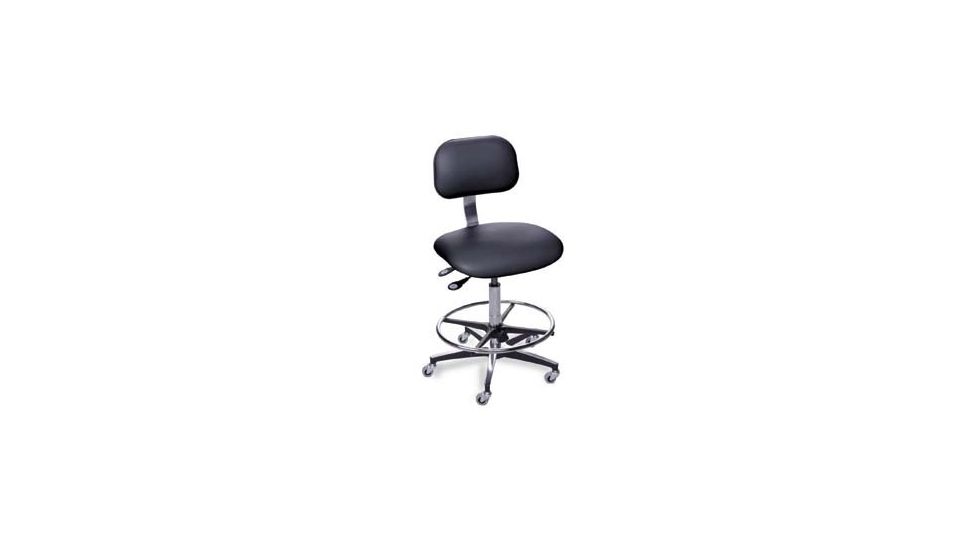 Bio Fit Ergonomic Chrome Frame Lab Chairs, BioFit 4Q43-ATF-C-R Standard Ergo Lab Chair
