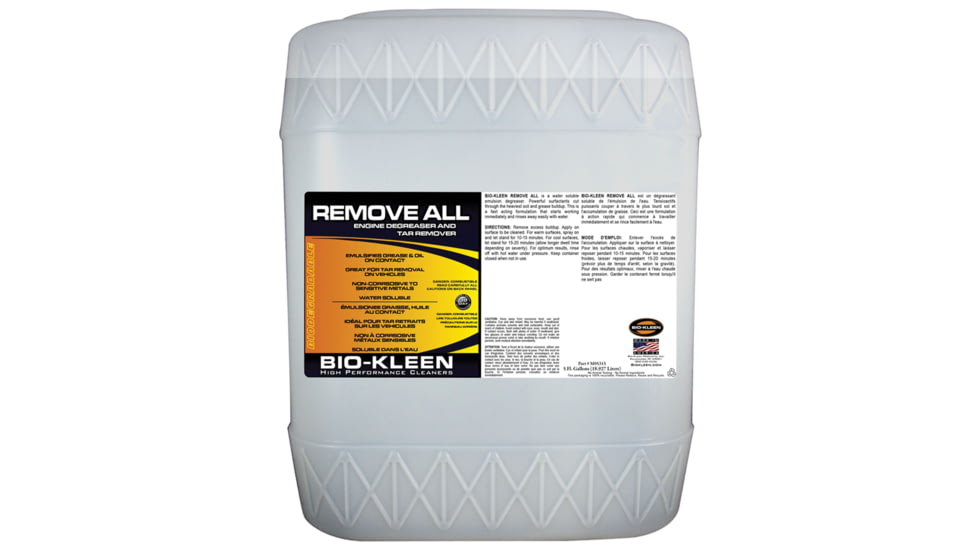 Bio-Kleen Remove All Engine Degreaser And Tar Remover, 5 Gallon, M05315