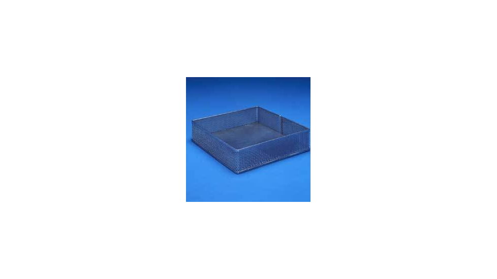 Black Machine Basket Micro Alum 10X6X2.5IN PERF404