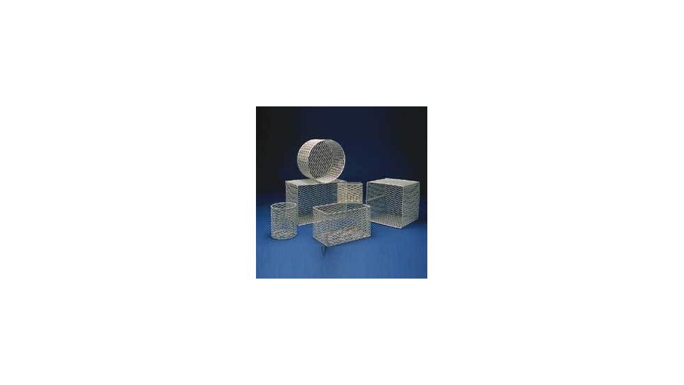 Black Machine Baskets, Epoxy-Coated Aluminum E101/A Rectangular