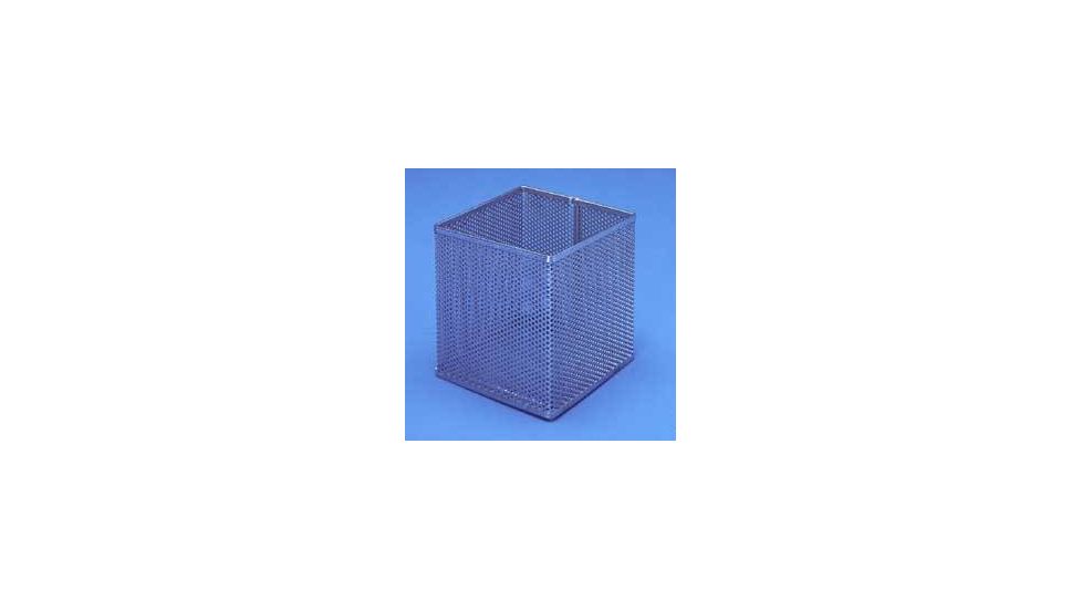 Black Machine Baskets, Perforated Aluminum PERF301/A Square