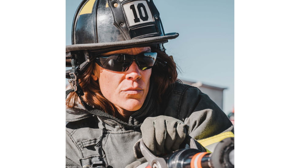 Bolle Rush+ Small Safety Glasses, Matte Black Frame, Smoke BSSI Lens, PSSRUSP4442B