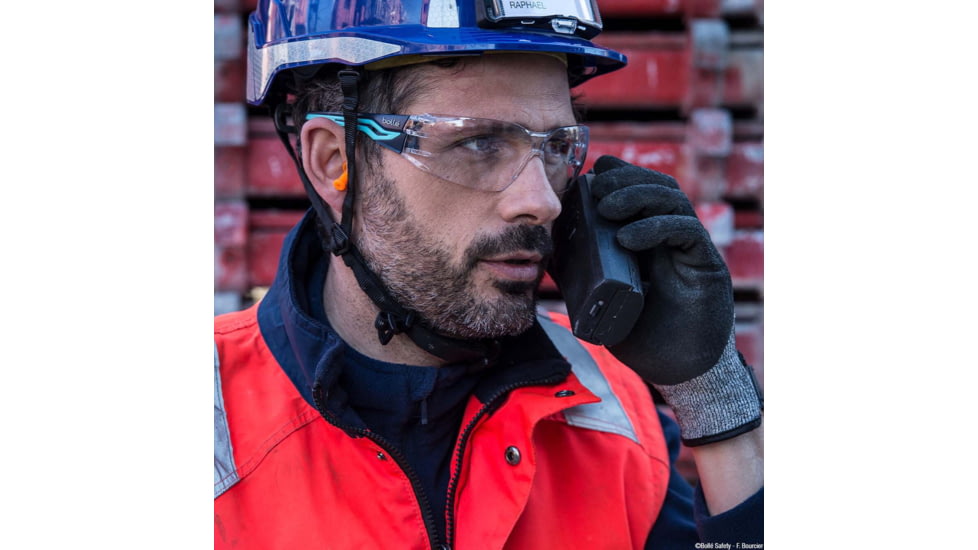 Bolle Silex Safety Spectacles Pc Clear Asaf Pc Tpr Rimless - SILEXPSI