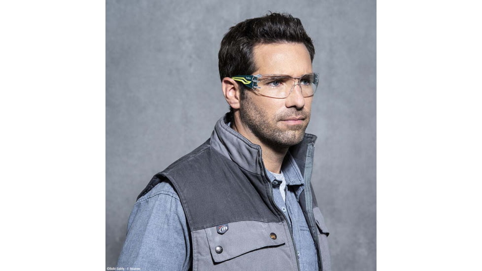 Bolle Silex + Safety Spectacles Pc Clear Platinum Pc Tpr Rimless - SILEXPPSI