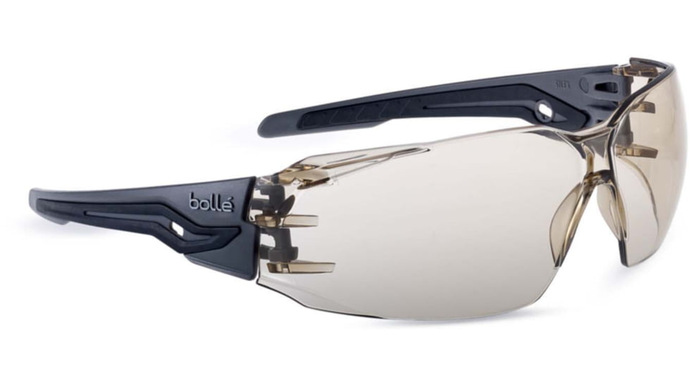 Bolle Silex + Safety Spectacles Pc Csp Brown Platinum Pc Tpr Rimless - SILEXPCSP