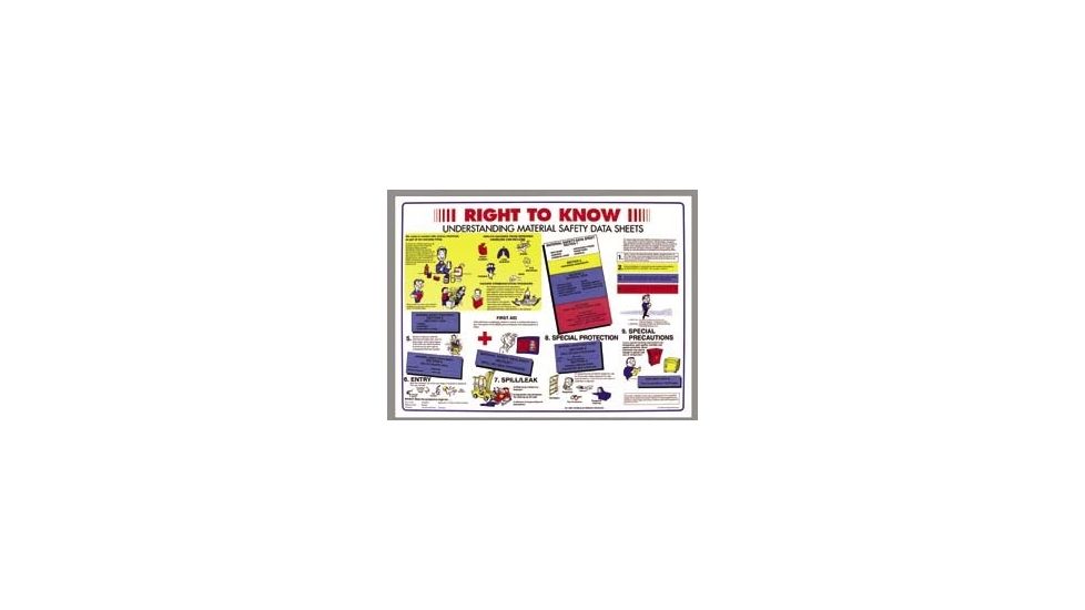 Brady Prinzing Training Posters, Brady PS139E Right To Know