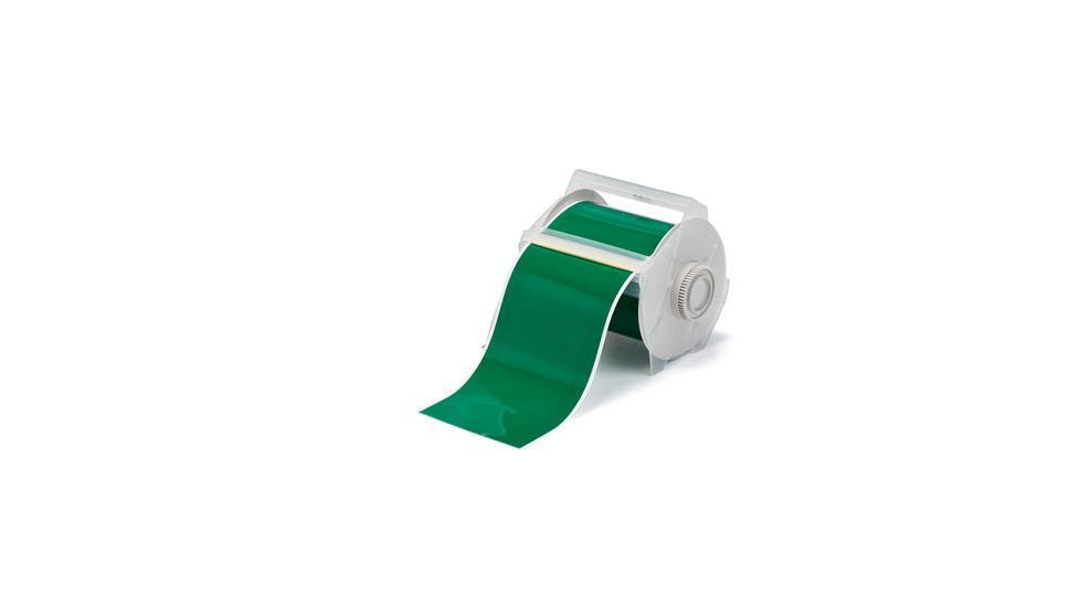 Brady Tape Grn 4inx100ft 113123, Unit EA