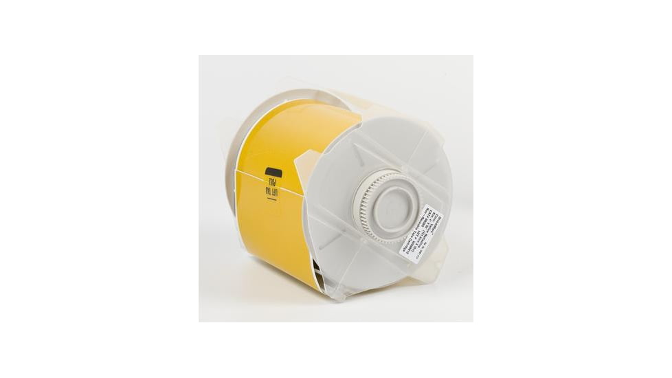 Brady Tape Yel 4inx100ft 113114, Unit EA
