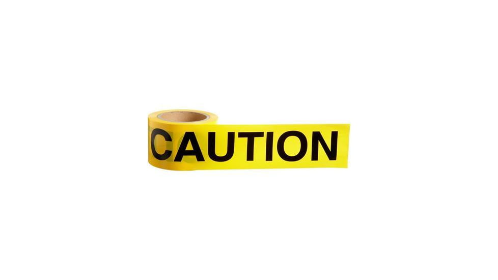 Brady Worldwide Barricade Tape Yel Blk Caution 91212