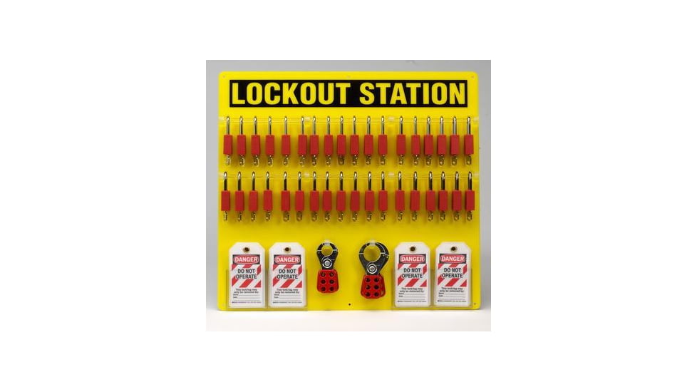 Brady Worldwide Board 36-LOCK W/SAFTY Padlocks 51195