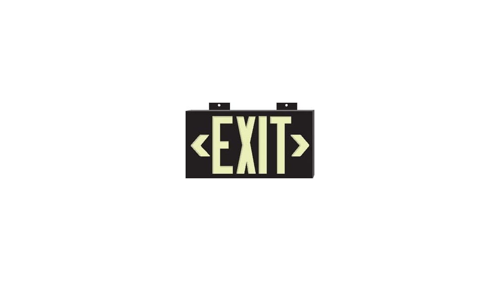 Brady Worldwide Exit Sign Fotolum Mt Brkt Grn 90888