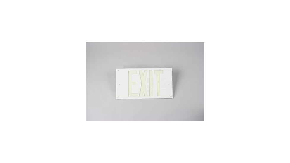 Brady Worldwide Exit Sign Fotolum Wallmntd Wht 80753