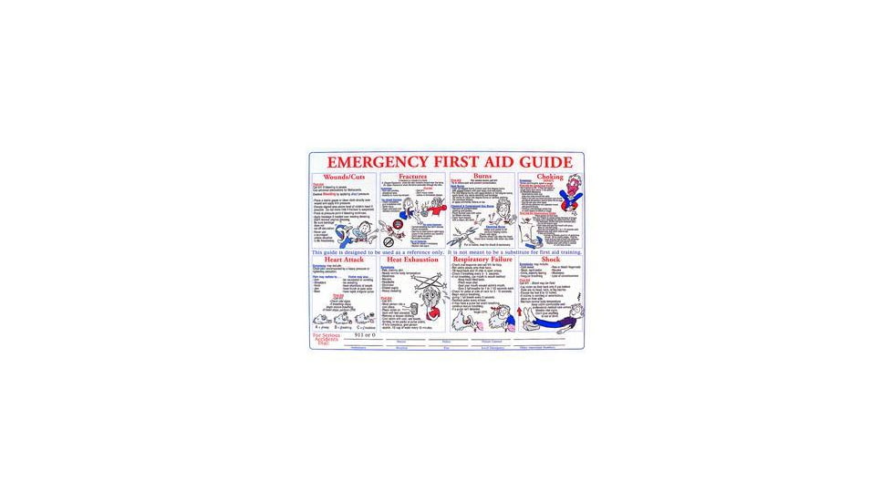 Brady Worldwide First Aid Poster 18X24 PS128E