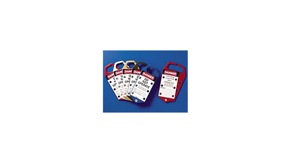 Brady Worldwide Labeled L/O Hasp Rev Side 1 Bl 65962