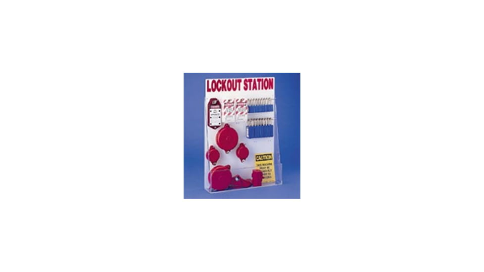 Brady Worldwide Lg Adj L/O Station W/COMP 65297