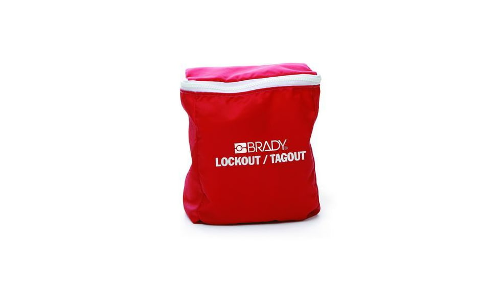 Brady Worldwide Lg Nylon Lo Pouch W/BRADY Logo 50979