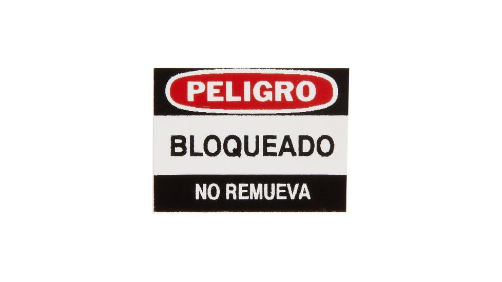 Brady Worldwide Lockout Lbl 1.5INX1.25IN STPK6 50292