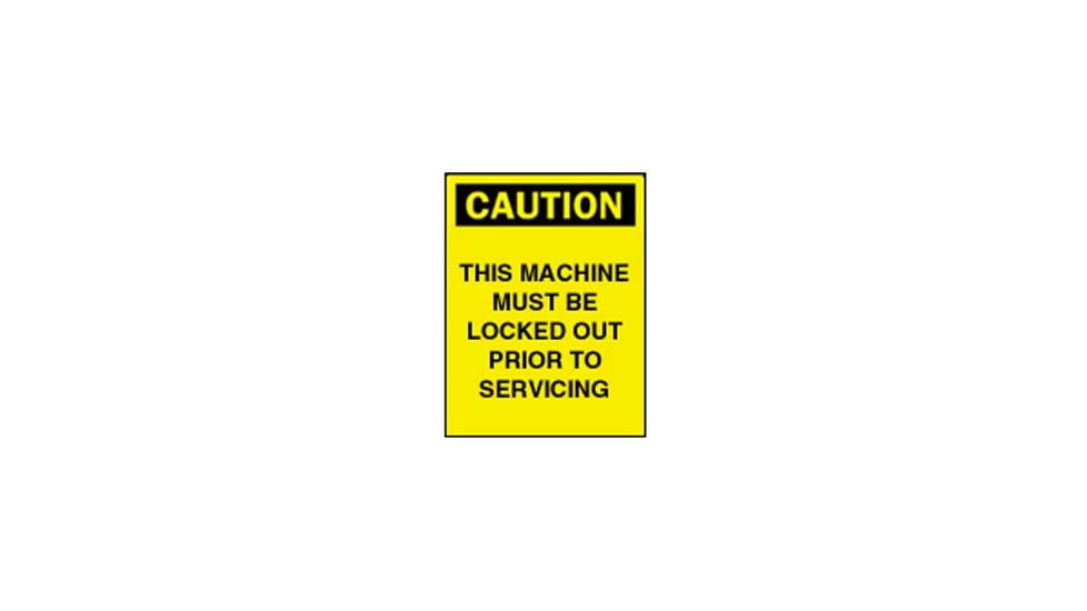 Brady Worldwide Magnetic Sign Caution This 66003
