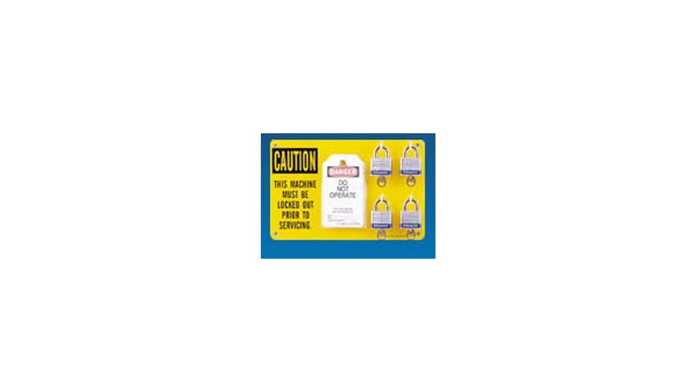 Brady Worldwide Personal L/O Station W/COMP 65553