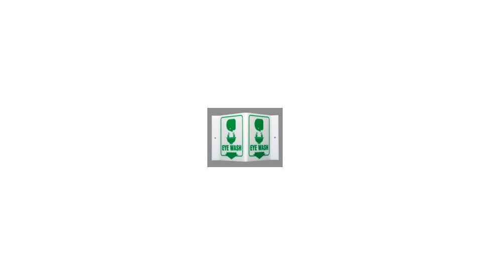 Brady Worldwide Sign Eyewash V 6X8 3/4 V1EW03A