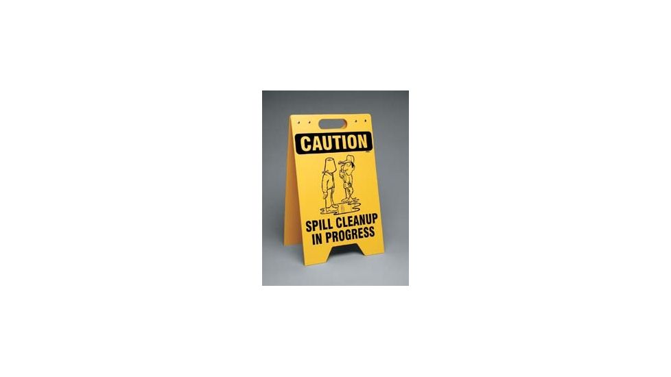 Brady Worldwide Sign Floor Caution Cleanup SF653E