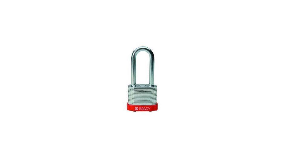 Brady Worldwide Steel Padlock 2.0IN Kd ORGEPK6 51298