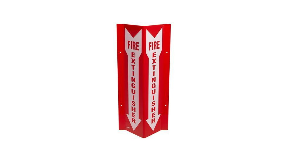 Brady Worldwide V Sign Fire Extinguisher SP818V