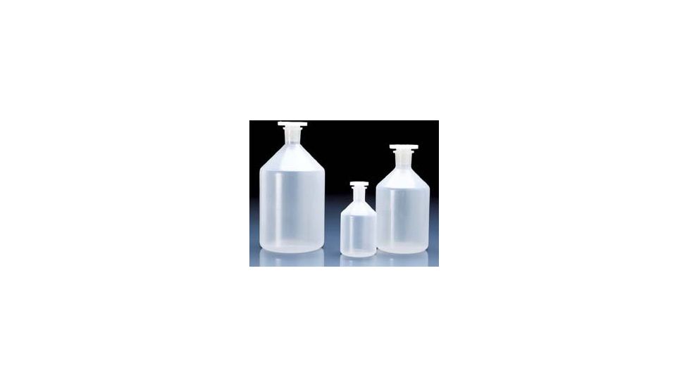 BrandTech Reagent Bottles with Stoppers, Polypropylene, Narrow Mouth, BrandTech V100494