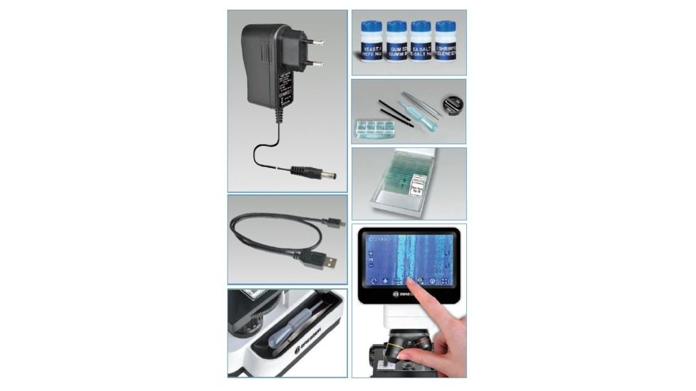 Bresser LCD 40-1600x Microscope Touch,5MP,4.35in Touch Screen 5201002