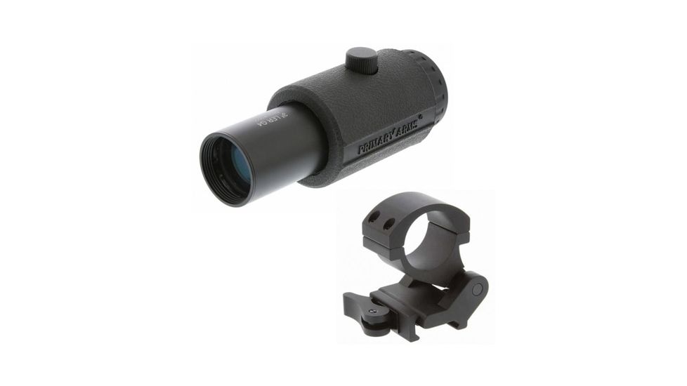 Primary Arms Classic 3X LER Red Dot Magnifier Gen IV w/ Quick Detachable Flip To Side Mounts - Standard Height