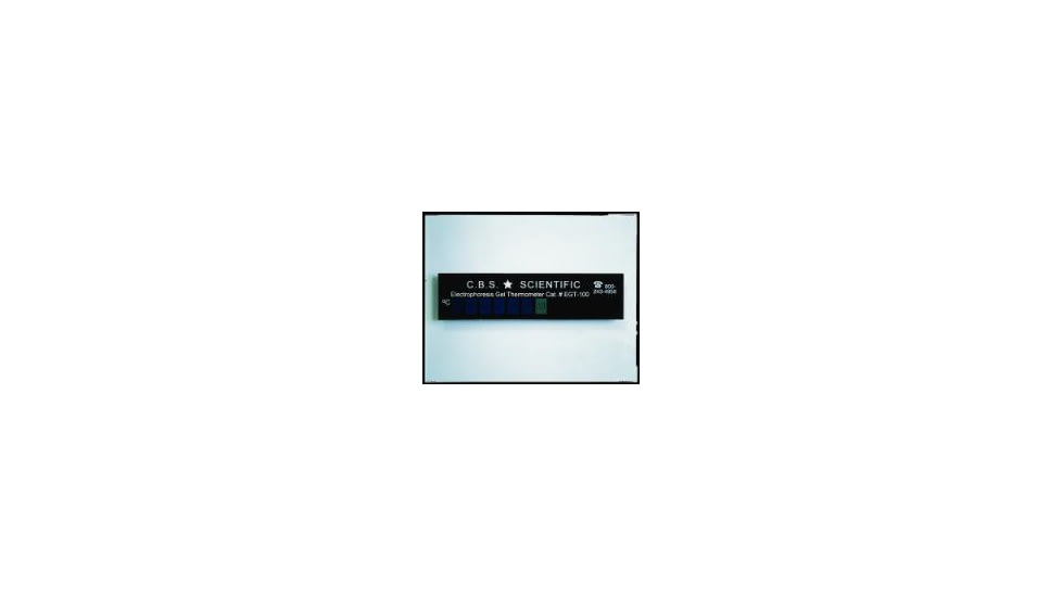 C.B.S. Scientific Temperature Strip Ele Gel Pk10 EGT-100-10, Unit PK