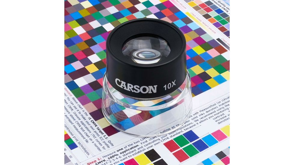 Carson 10x Power Stand LumiLoupe,Black LL-10